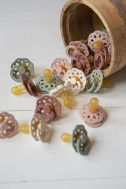 BIBS Boheme 2 pk Latex str. 1 - blossom/dusky lilac- Sutter