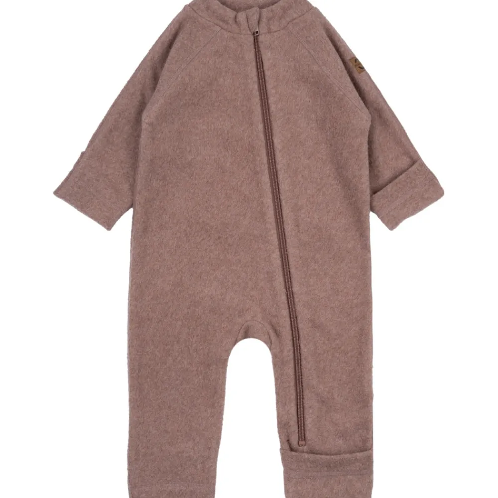 Mikk-Line Bomuld Fleece Baby dragt - BURLWOODME- Softshell & Fleece