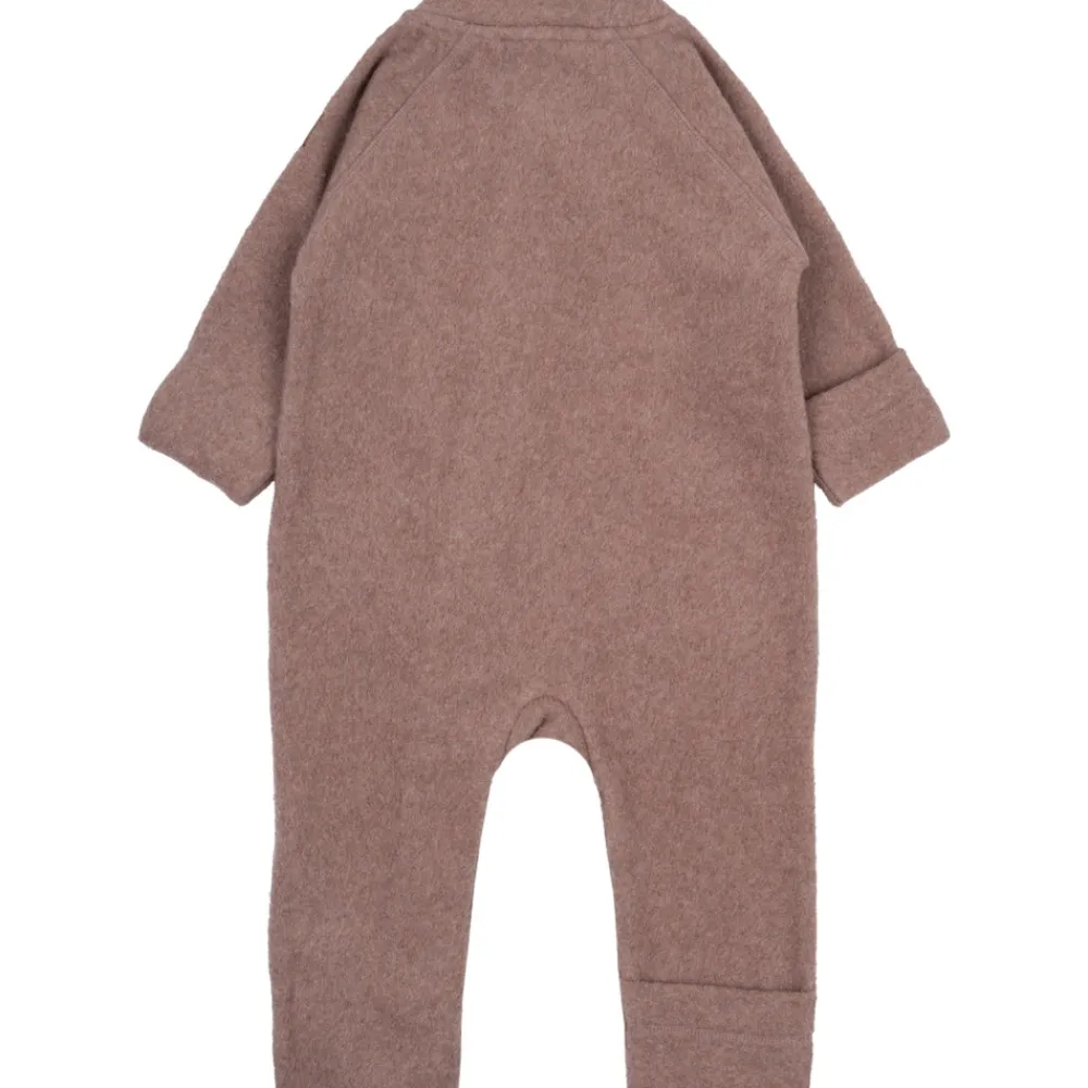 Mikk-Line Bomuld Fleece Baby dragt - BURLWOODME- Softshell & Fleece