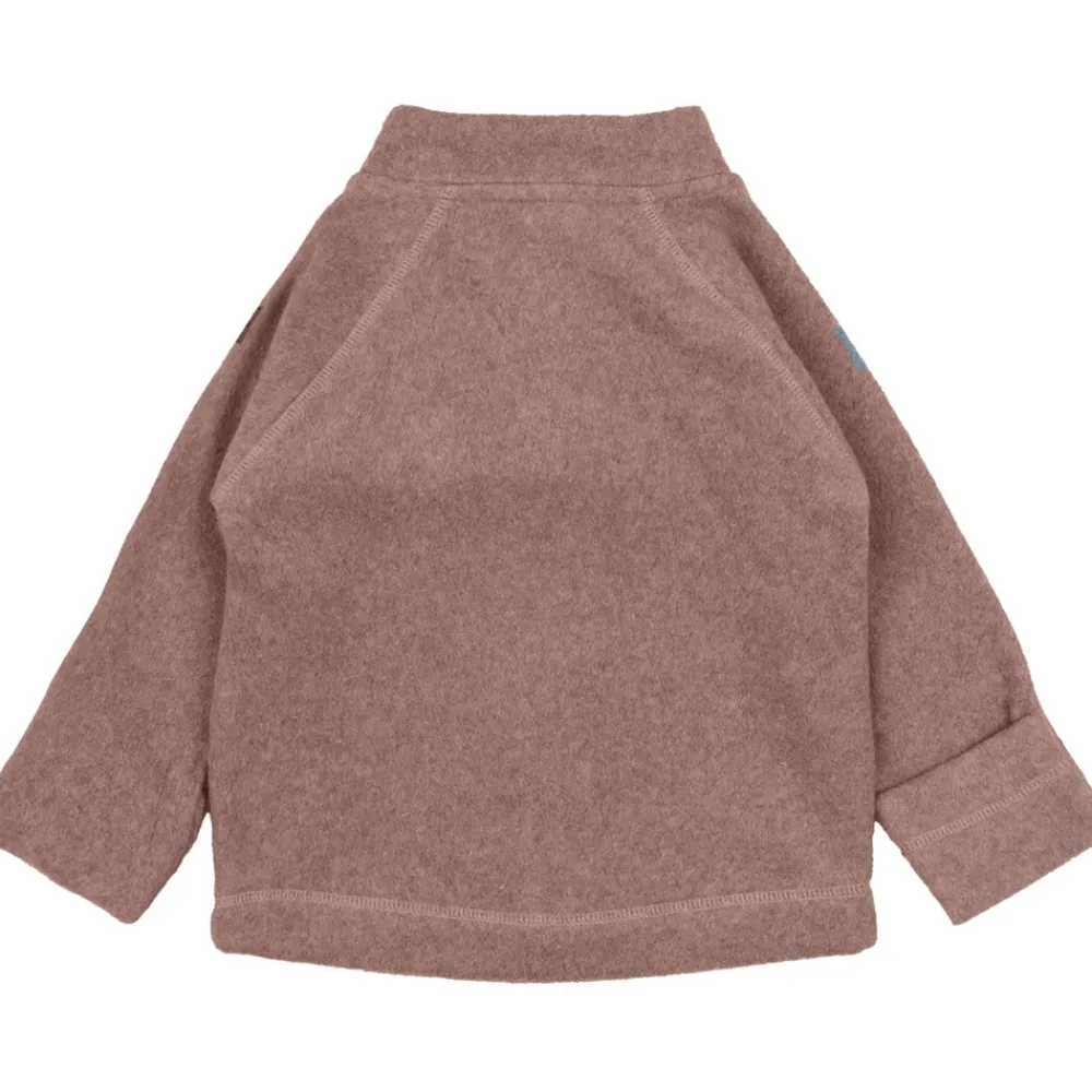 Mikk-Line Bomuld Fleece Baby Jakke - BURLWOODME- Softshell & Fleece