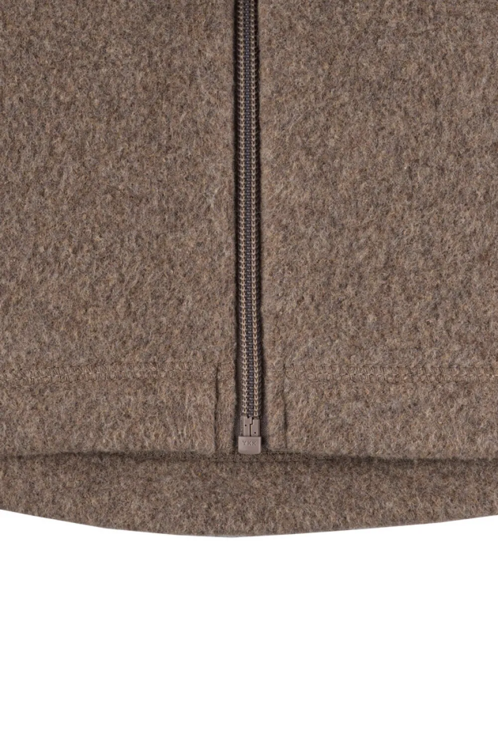 Mikk-Line Bomuld Fleece Jakke - MELANGE DENVER- Softshell & Fleece