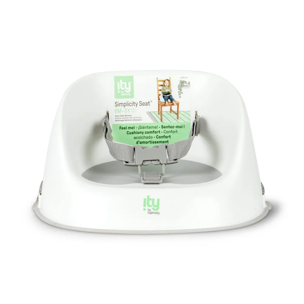 Ingenuity Booster babysæde - Simplicity Seat - Grey-Børn Børneborde & Stole