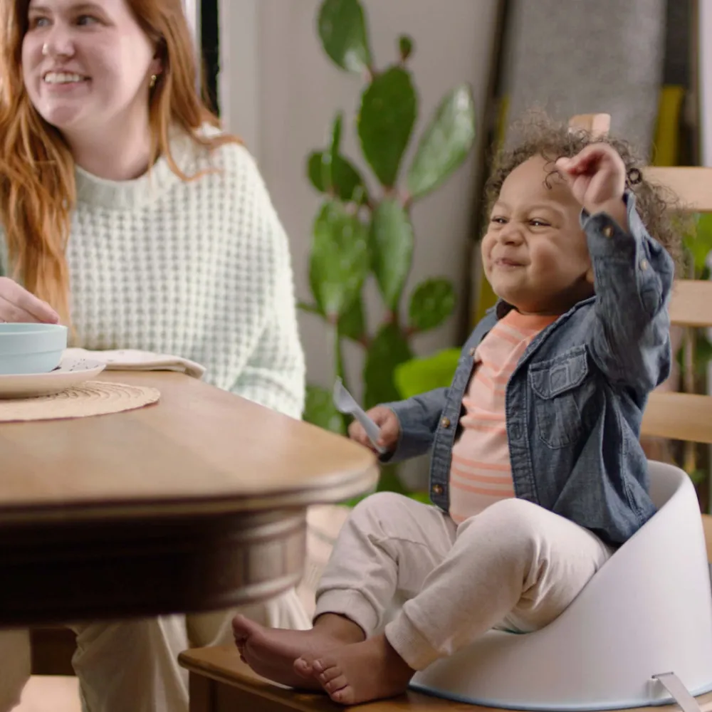 Ingenuity Booster babysæde - Simplicity Seat - Grey-Børn Børneborde & Stole