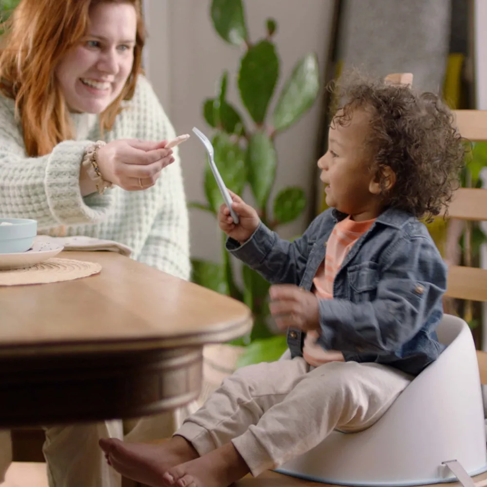 Ingenuity Booster babysæde - Simplicity Seat - Grey-Børn Børneborde & Stole