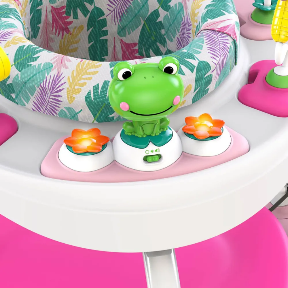 Bright Starts Bounce Bounce Baby 2-in-1 legetrampolin og bord- Gåvogne & Aktivitetsborde