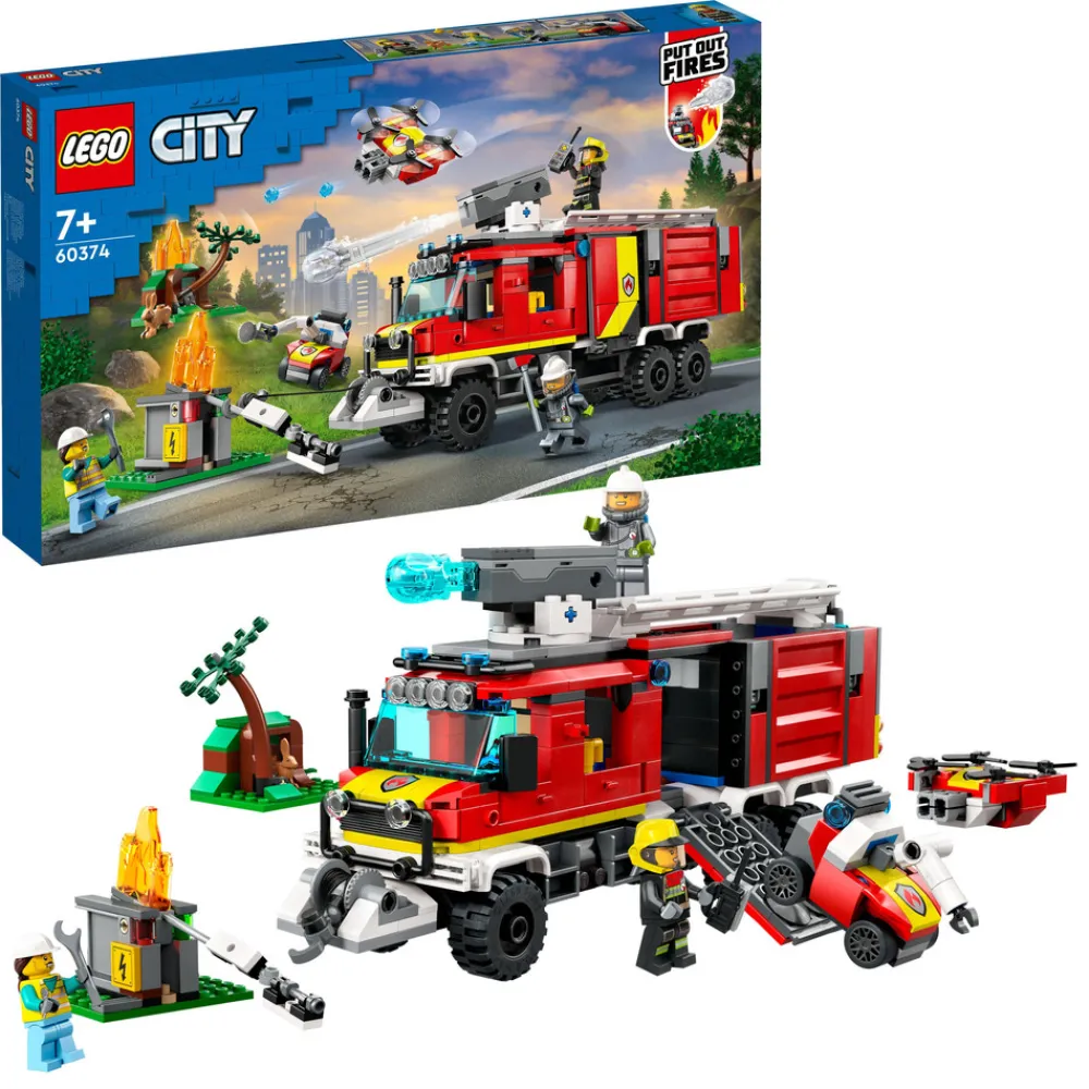 LEGO CITY Brandvæsnets kommandovogn 60374 LEGO® City- Lego
