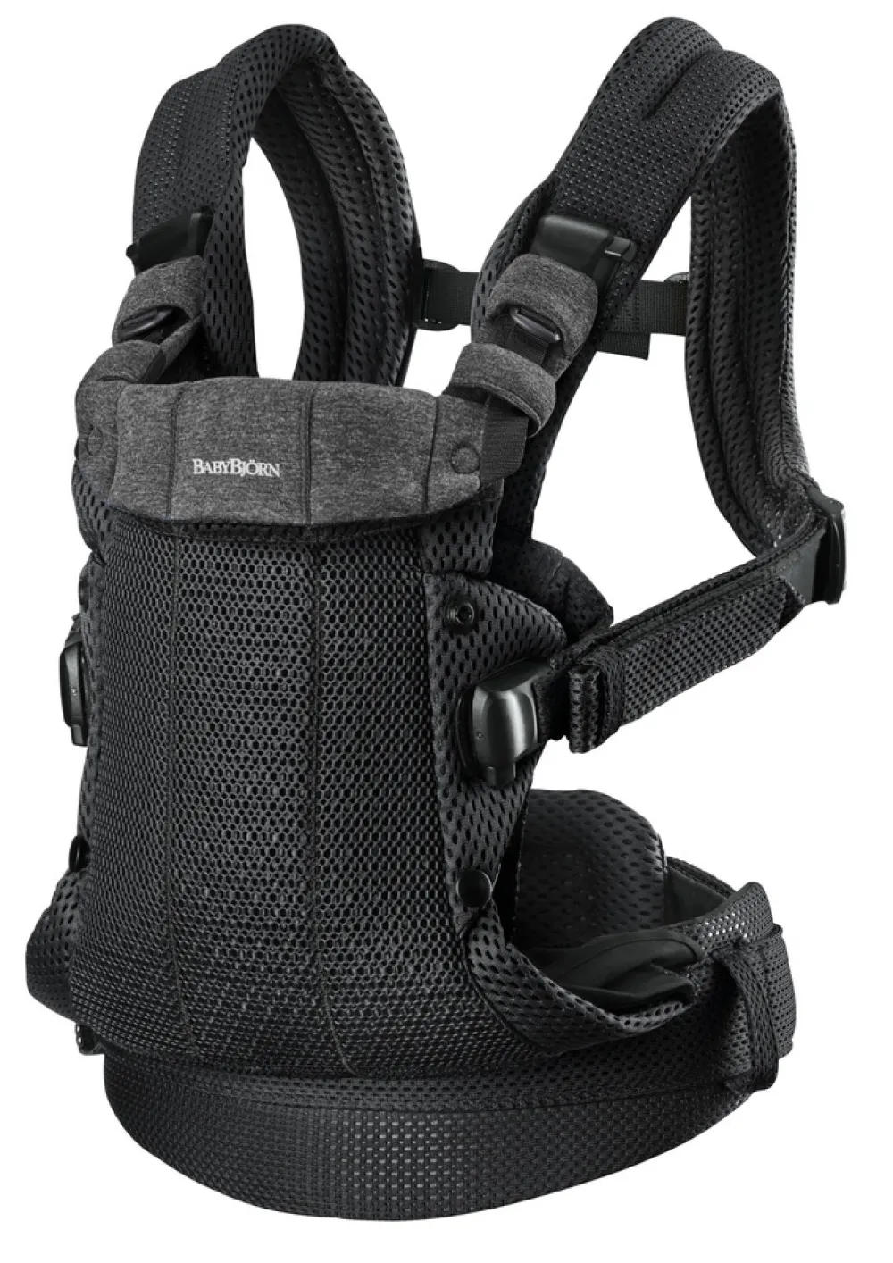 BabyBjörn Bæresele Harmony - 3D-mesh, Sort- Bæreseler & Vikler