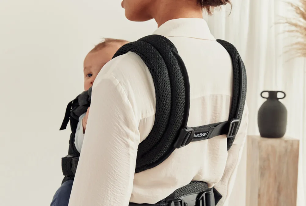 BabyBjörn Bæresele Harmony - 3D-mesh, Sort- Bæreseler & Vikler