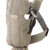 BabyBjörn Bæresele Mini - 3D-mesh, Grå beige- Bæreseler & Vikler