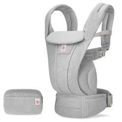 Ergobaby Bæresele, Omni Deluxe, Mesh - Pearl Grey- Bæreseler & Vikler