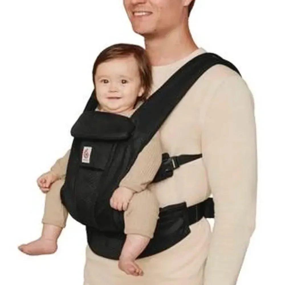 Ergobaby Bæresele, Omni Deluxe, Mesh - Onyx Black- Bæreseler & Vikler