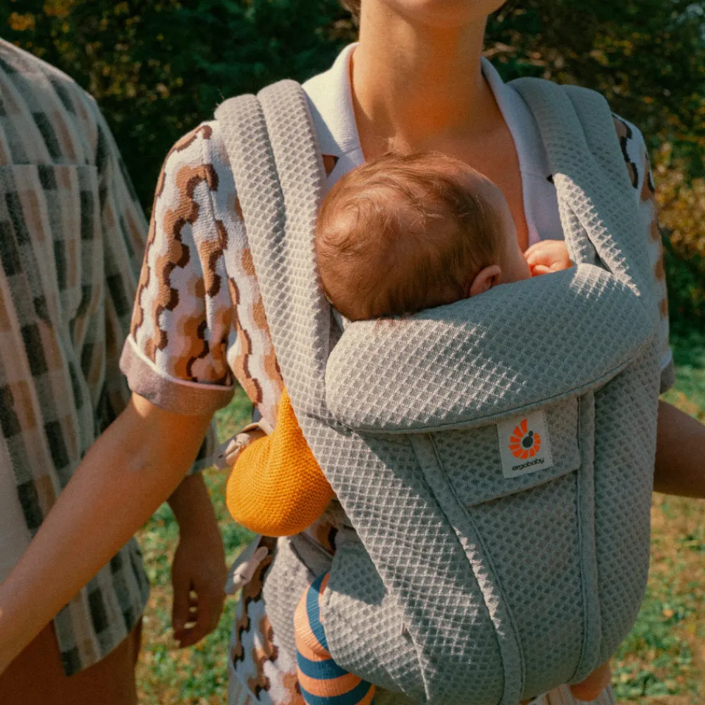 Ergobaby Bæresele, Omni Deluxe, Mesh - Onyx Black- Bæreseler & Vikler