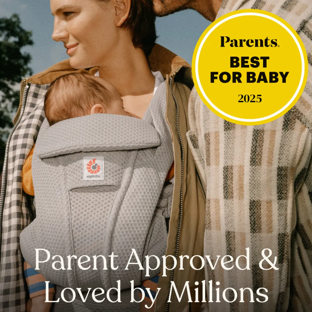 Ergobaby Bæresele, Omni deluxe, Mesh - Graphie Grey- Bæreseler & Vikler
