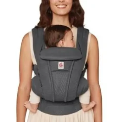 Ergobaby Bæresele, Omni deluxe, Mesh - Graphie Grey- Bæreseler & Vikler