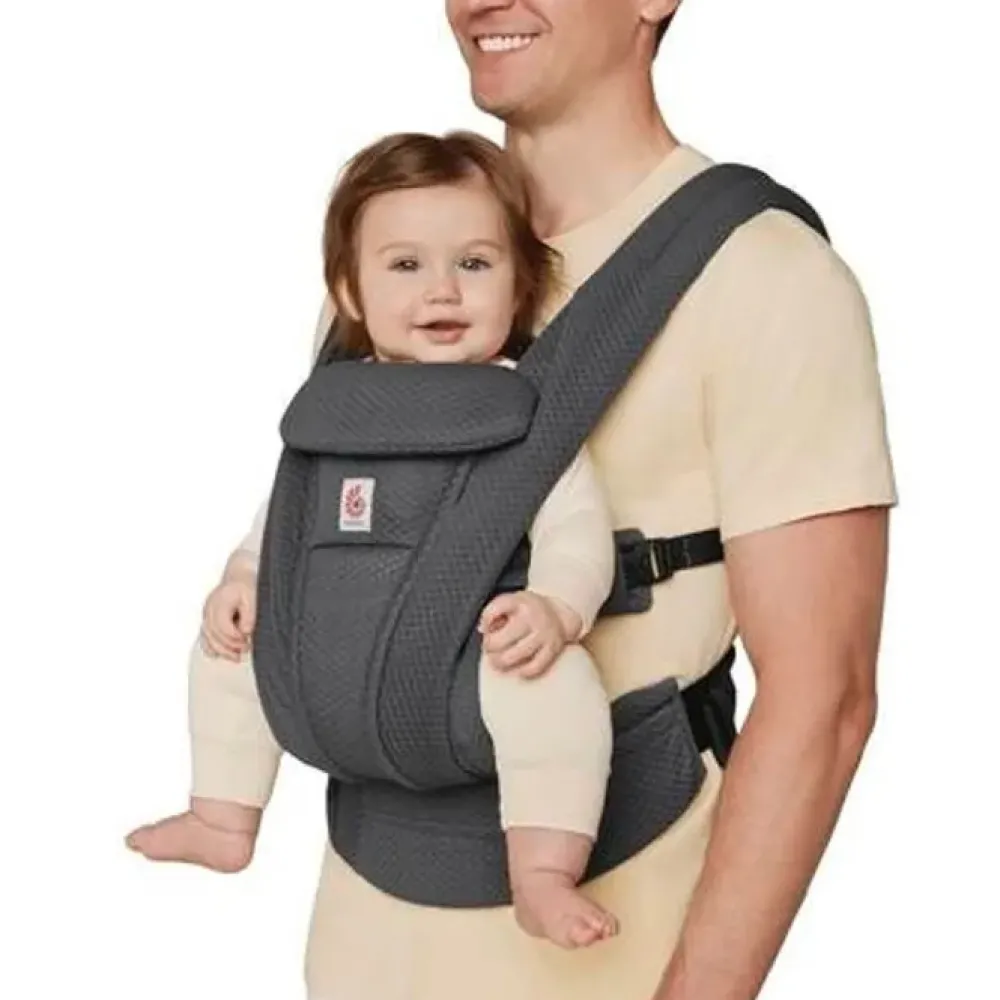 Ergobaby Bæresele, Omni deluxe, Mesh - Graphie Grey- Bæreseler & Vikler