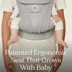 Ergobaby Bæresele, Omni deluxe, Mesh - Graphie Grey- Bæreseler & Vikler