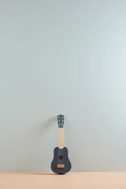 KIDSCONCEP Børneguitar, Mørkgrå med 6 strenge- Musiklegetøj