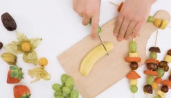 Kinderkitchen Børnekokkeknivsæt - grøn/blå- Bestik