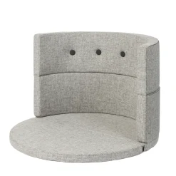 By KlipKlap Børnesofa cirkel - lysegrå/mørkegrå knap-Børn Tumlemøbler