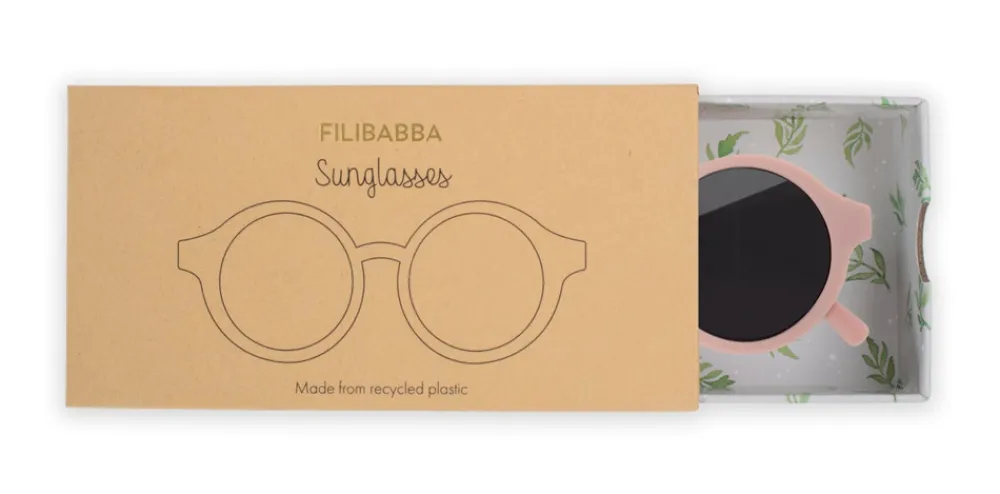 Filibabba Børnesolbriller i genbrugsplastik - Bleached mauve- Solbriller