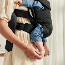 BabyBjörn Bärsele Mini 3D Mesh - Svart- Bæreseler & Vikler