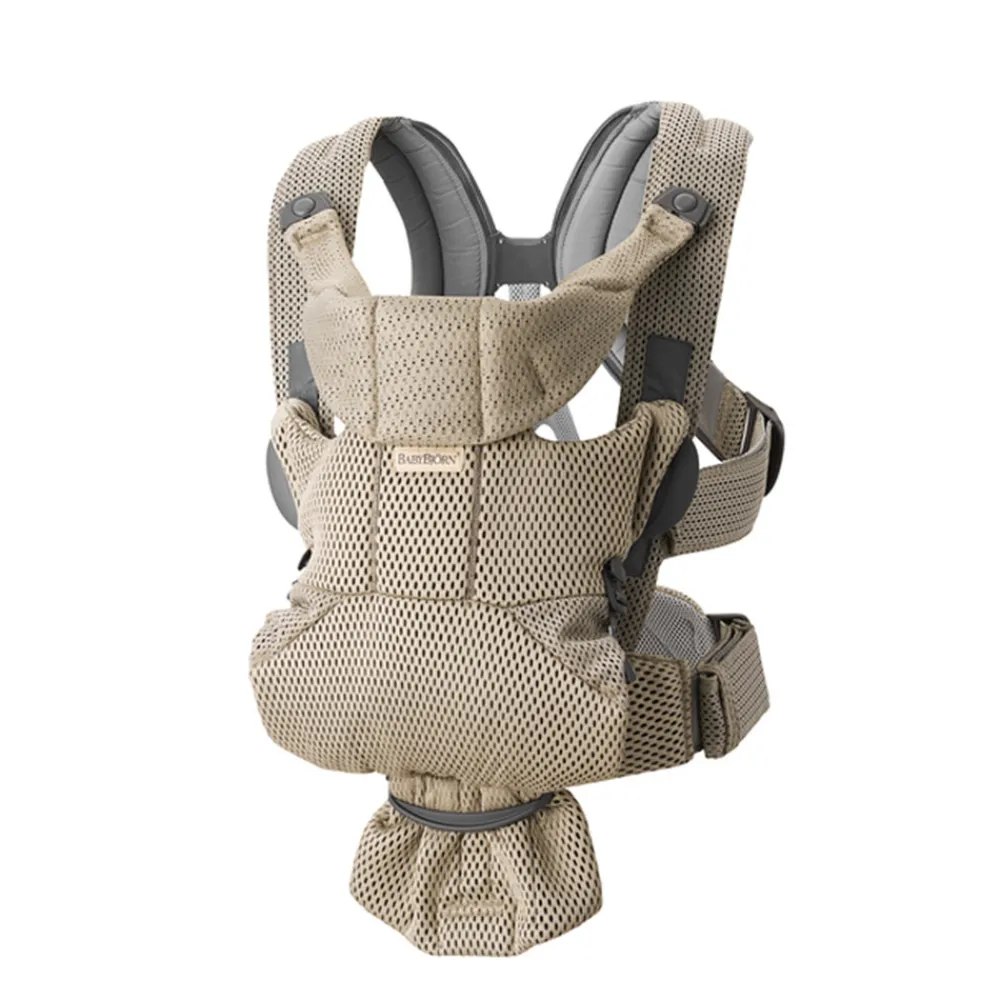 BabyBjörn Bærsele Move - Gråbeige 3D Mesh- Bæreseler & Vikler