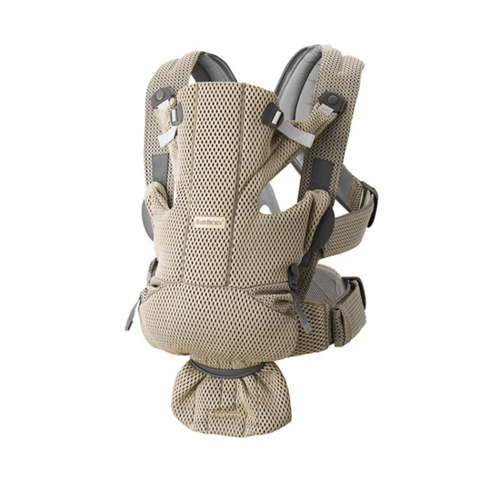 BabyBjörn Bærsele Move - Gråbeige 3D Mesh- Bæreseler & Vikler