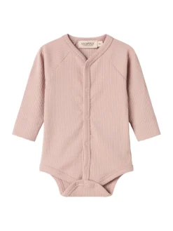 MarMar Copenhagen Bruno Langærmet Body - Faded rose- Bodystocking Langærmet