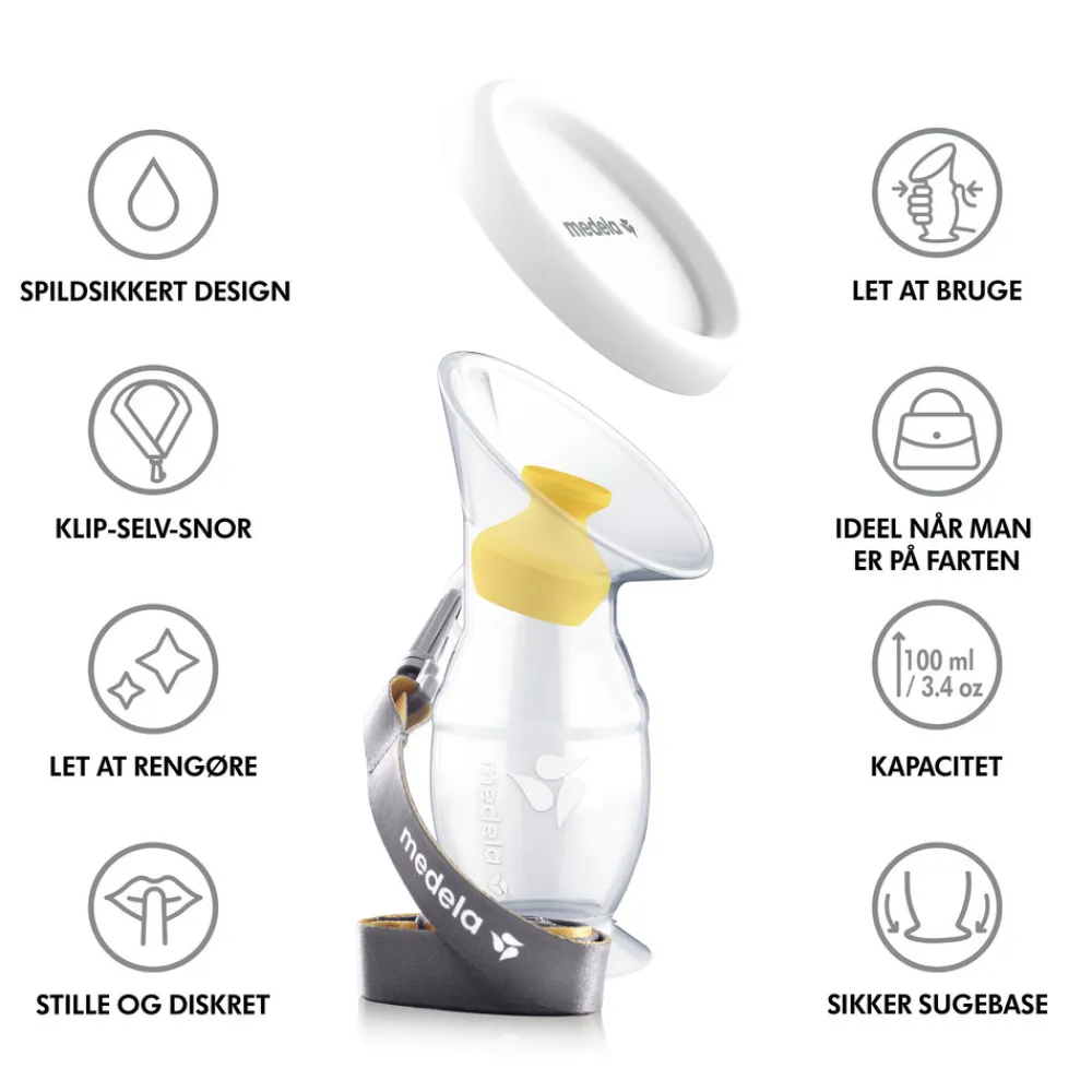 Medela Brystmælksopsamler i silikone- Brystpumper