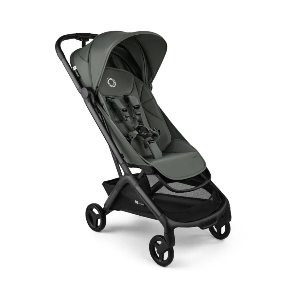 Bugaboo Butterfly 2 complete - Black/Forest Green- Klapvogne Med Flade Sæder|Rejseklapvogne