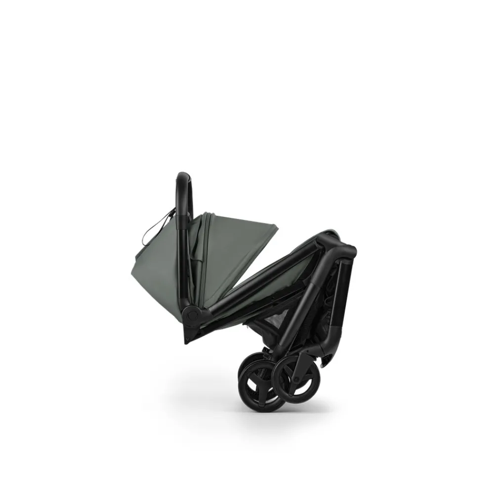 Bugaboo Butterfly 2 complete - Black/Forest Green- Klapvogne Med Flade Sæder|Rejseklapvogne