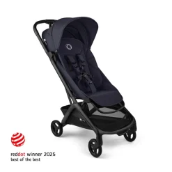 Bugaboo Butterfly 2 complete - Black/Deep Indigo- Klapvogne Med Flade Sæder|Rejseklapvogne