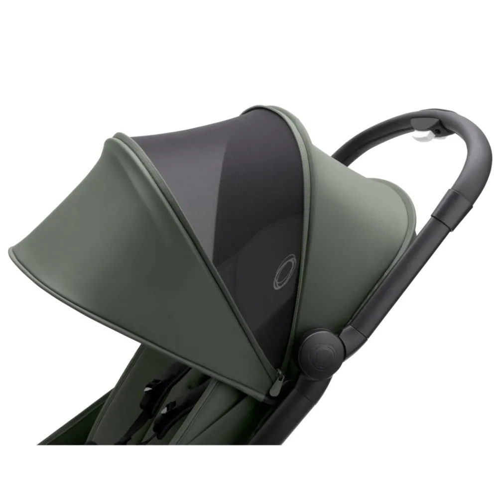 Bugaboo Butterfly complete - forest green/black- Klapvogne Med Ergonomiske Sæder|Rejseklapvogne