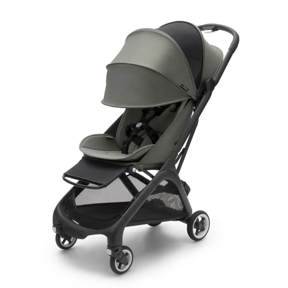 Bugaboo Butterfly complete - forest green/black- Klapvogne Med Ergonomiske Sæder|Rejseklapvogne