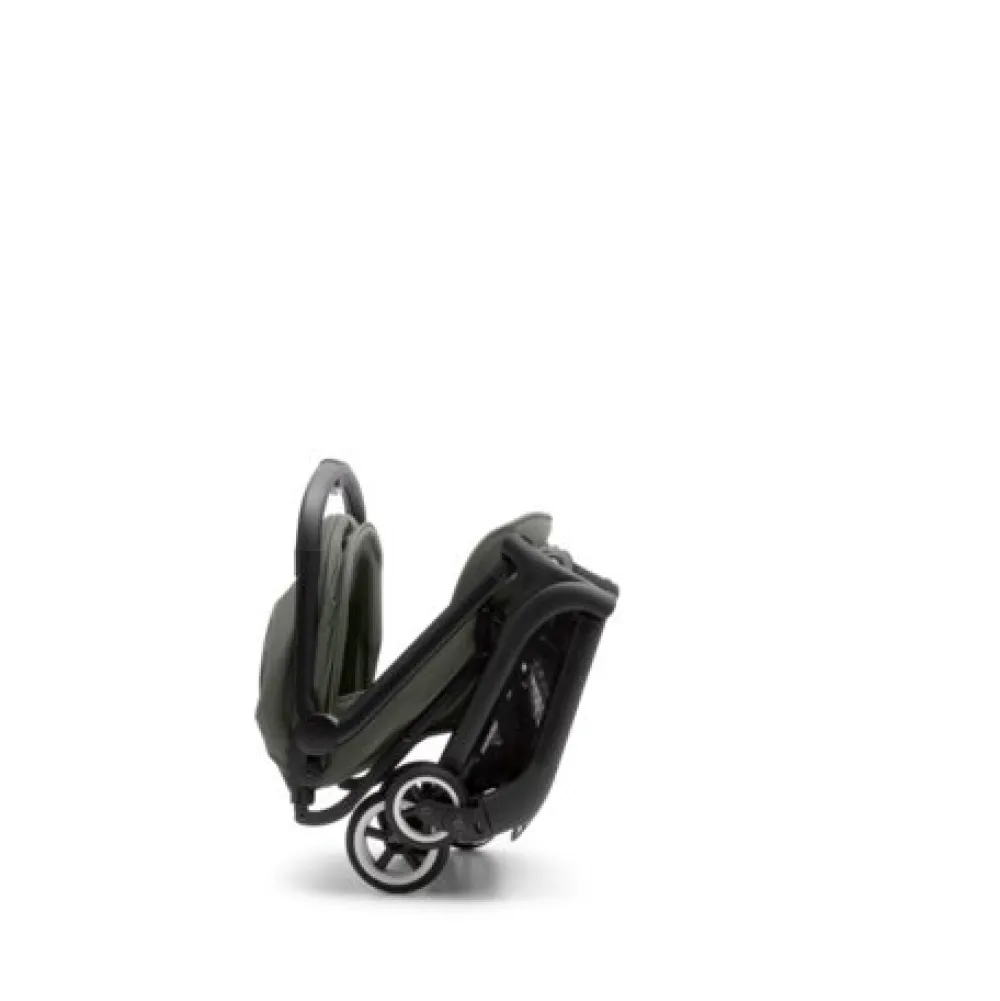 Bugaboo Butterfly inkl. transporttaske - forest green- Klapvogne Med Ergonomiske Sæder|Rejseklapvogne
