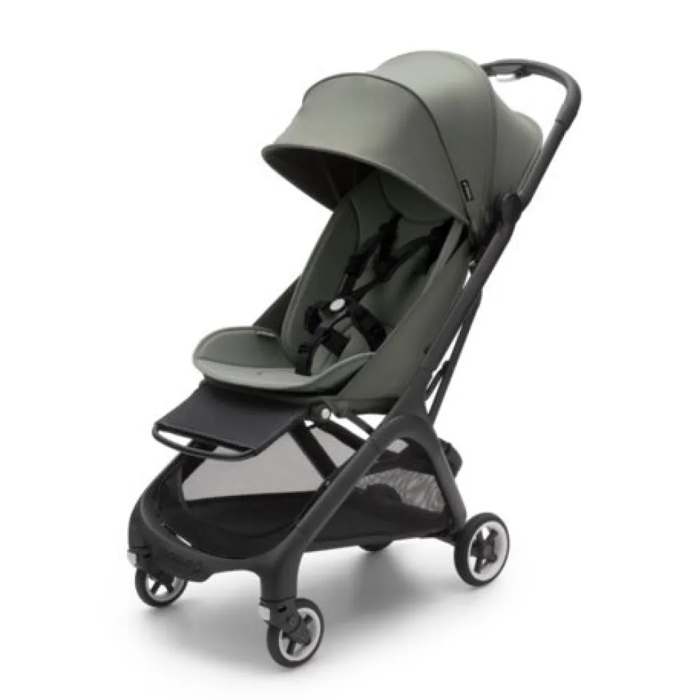 Bugaboo Butterfly inkl. transporttaske - forest green- Klapvogne Med Ergonomiske Sæder|Rejseklapvogne