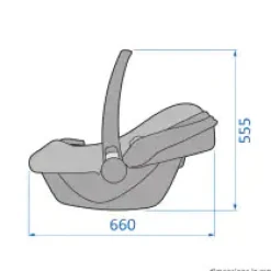 Maxi-Cosi Cabriofix i-Size - essential black- Autostole 40-87 Cm (0-15 Mdr.)