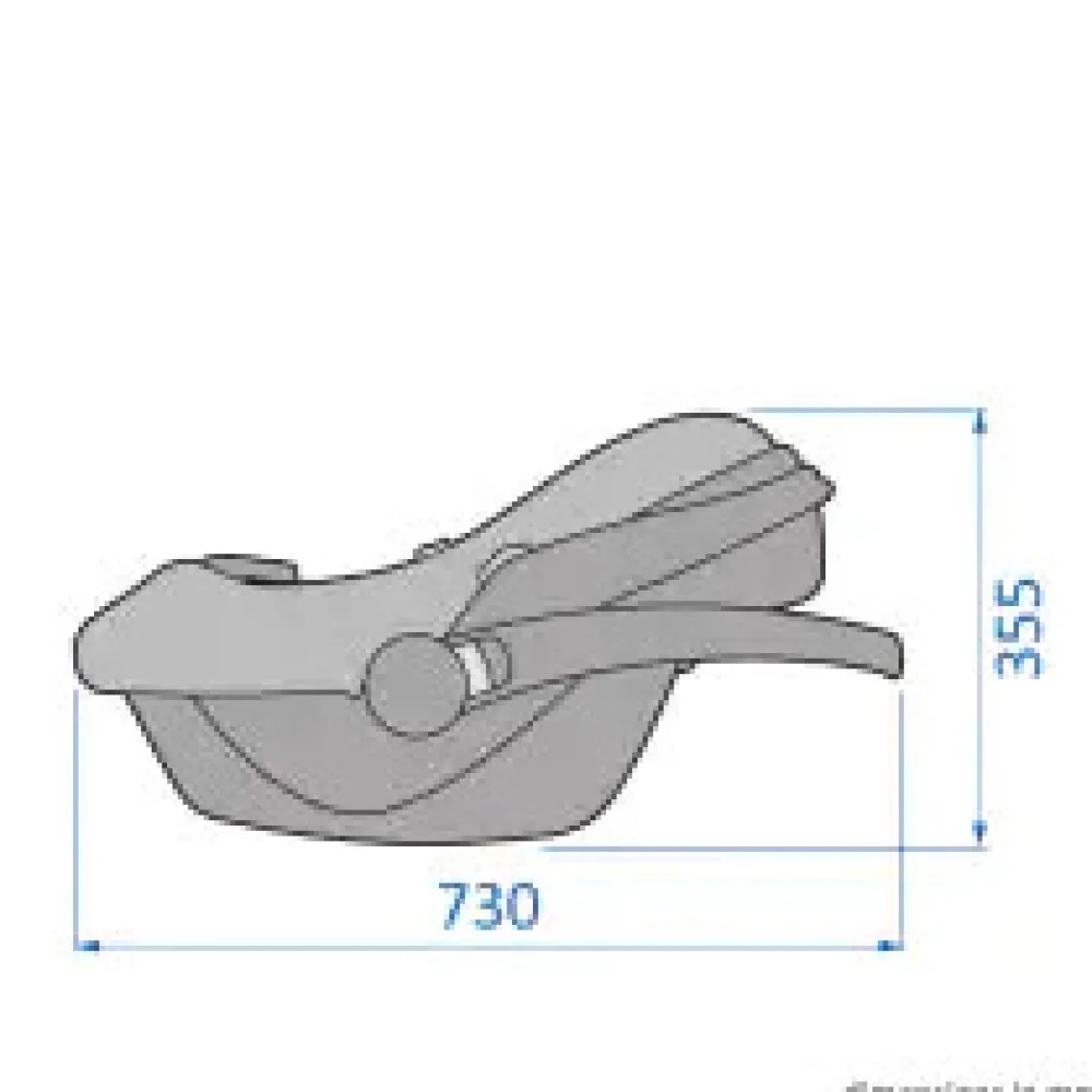 Maxi-Cosi Cabriofix i-Size - essential black- Autostole 40-87 Cm (0-15 Mdr.)