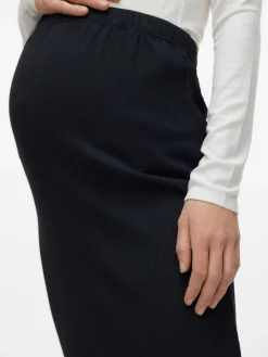 MamaLicious Caileen maxi nederdel - BLACK- Kjoler/Nederdele