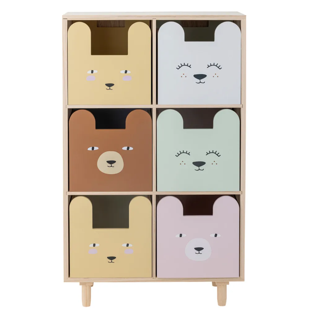 Bloomingvillemini Calle Bogreol m/skuffer, Natur, Kejsertræ-Børn Reoler