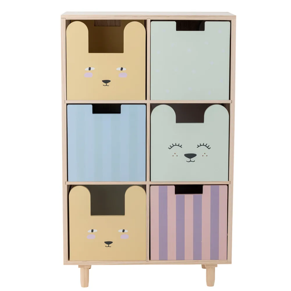 Bloomingvillemini Calle Bogreol m/skuffer, Natur, Kejsertræ-Børn Reoler