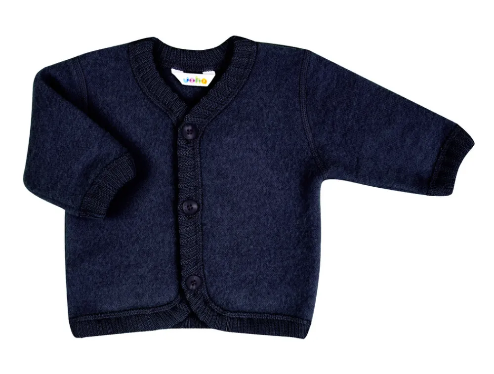 Joha Cardigan - 15603 Blå- Uldoverdele|Cardigans, Veste & Trøjer