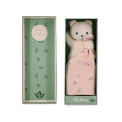 Kaloo Carre Douceur Doudou Bear Leaves Of Love 17cm- Nusseklude
