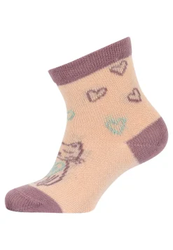 Melton Cat love strømper - Ivory Cream- Strømper|Uldstrømper & Uldstrømpebukser