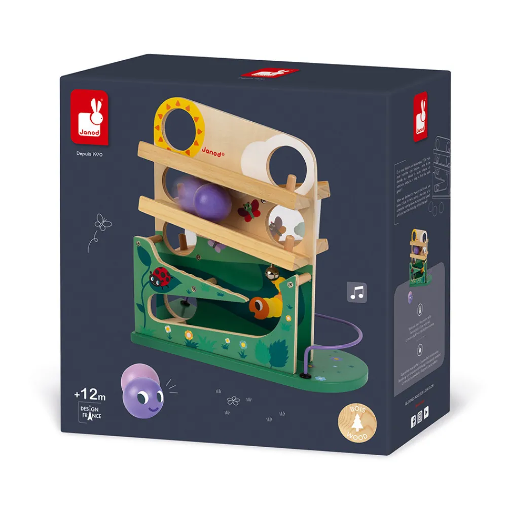 Janod Caterpillar Ball Track- Kuglebaner