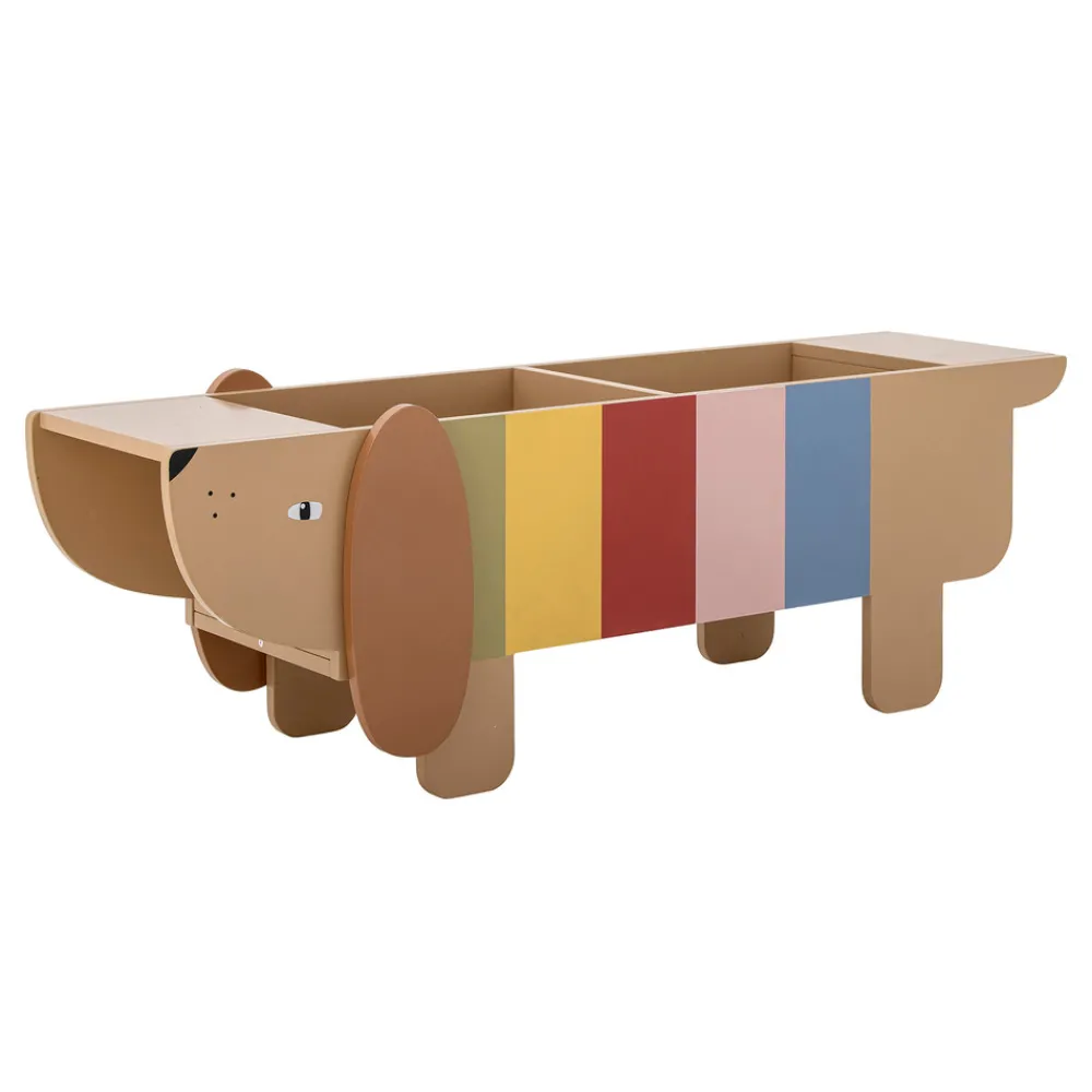 Bloomingvillemini Charlie Bogkasse, Brun, MDF-Børn Kasser