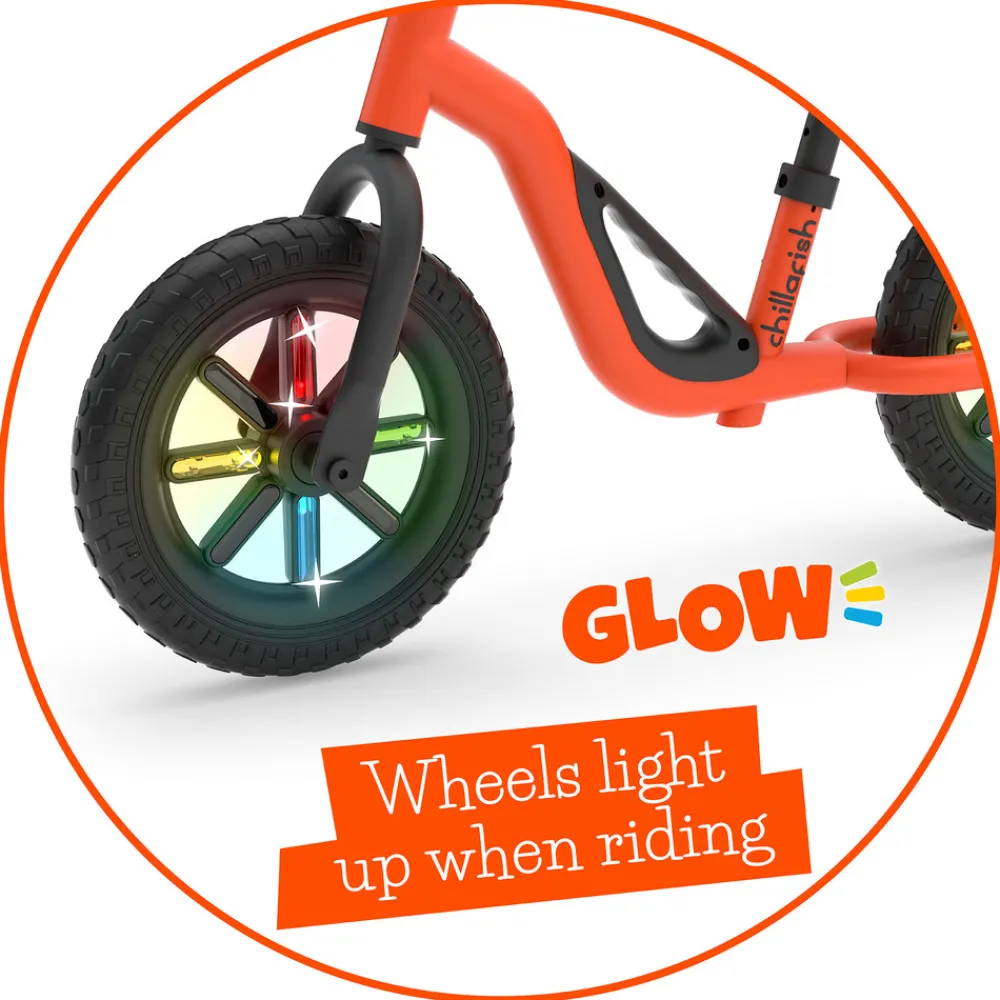 Chillafish Charlie Glow balancecykel - Orange- Løbecykler & Cykler