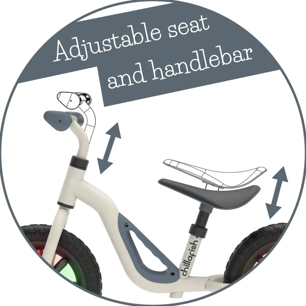 Chillafish Charlie Glow balancecykel - Beige- Løbecykler & Cykler