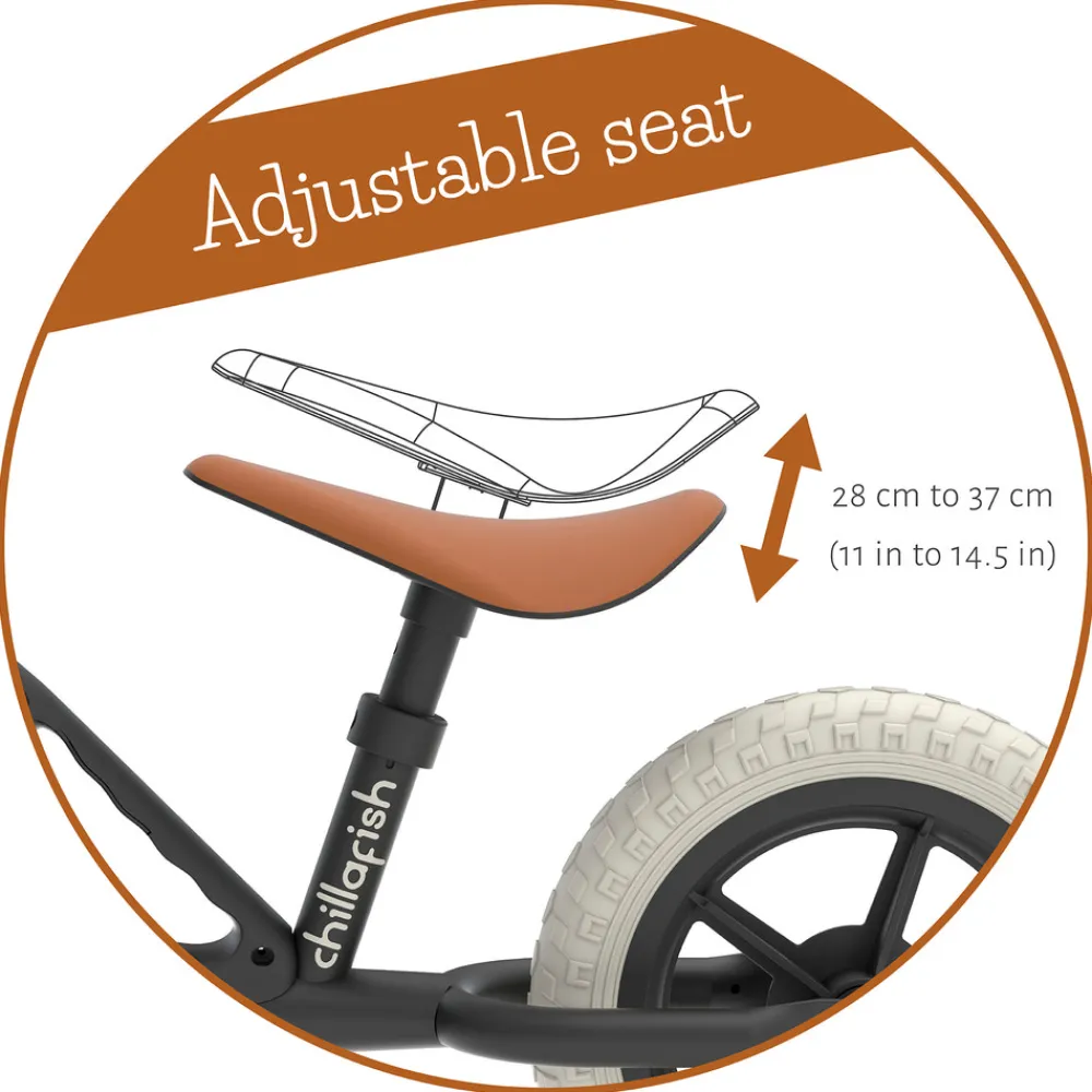 Chillafish Charlie letvægts-balancecykel black- Løbecykler & Cykler