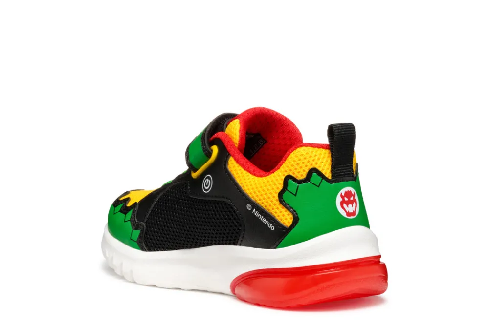 Geox CIBERDRON - C3221- Sneakers Med Blink|Sneakers Med Lys